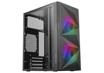 Mars Gaming MC-ME Minitorre FRGB Cristal Templado USB 3.0 Negra