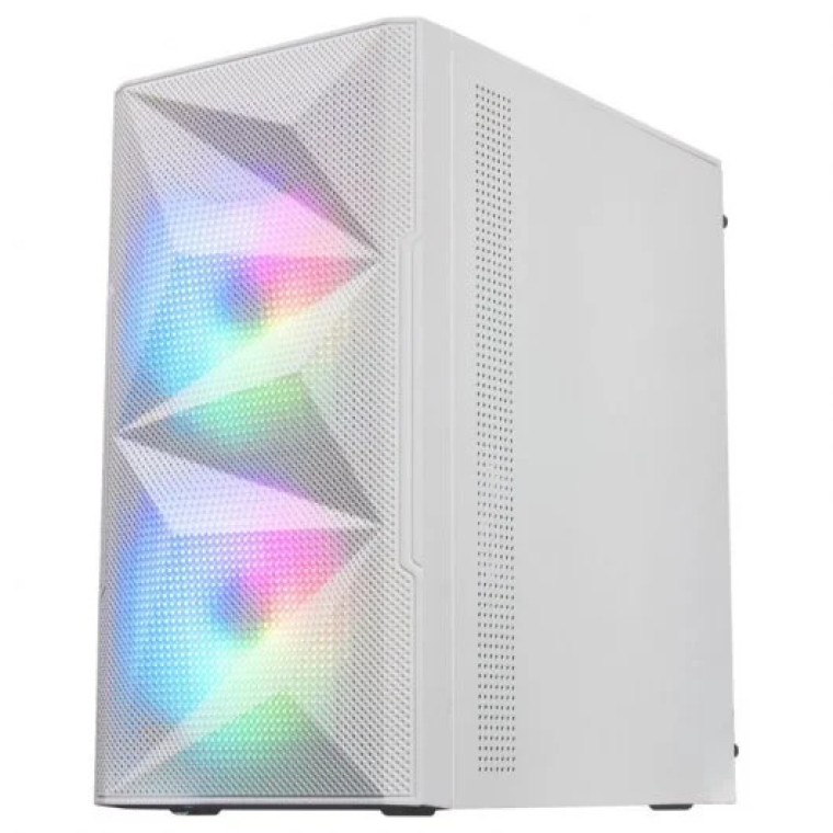 Mars Gaming MC-ME Minitorre FRGB Cristal Templado USB 3.0 Blanca