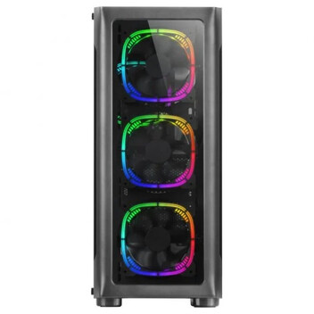 Mars Gaming MC-Neo ARGB Full Tower EATX Cristal Templado USB 3.2 Negra Mars Gaming MC-Neo ARGB Full Tower EATX Cristal Templado USB 3.2 Negra