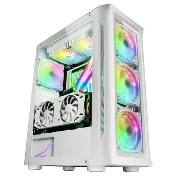 Mars Gaming MC-Neo ARGB Full Tower EATX Cristal Templado USB 3.2 Blanca Mars Gaming MC-Neo ARGB Full Tower EATX Cristal Templado USB 3.2 Blanca