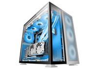 Mars Gaming MC-NOVA Torre Custom XXL E-ATX Aluminio Aeroespacial Cristal Templado USB-C Blanca