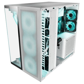 Torre PC Mars Gaming MC-NOVA2 Caja Gaming Custom XXL E-ATX Doble Cristal Templado Alumino USB-C Blan