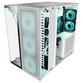Torre PC Mars Gaming MC-NOVA2 Caja Gaming Custom XXL E-ATX Doble Cristal Templado Alumino USB-C Blan