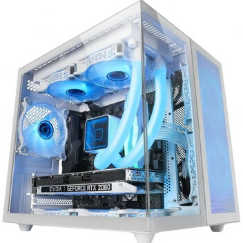 Mars Gaming MC-NOVAM Minitorre Cristal Templado USB-C Blanca Mars Gaming MC-NOVAM Minitorre Cristal Templado USB-C Blanca