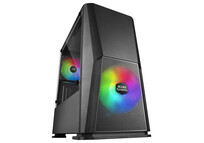 Torre PC Mars Gaming MCONE RGB con Ventana USB 3.0 Negra