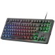 Mars Gaming MCP-RGB3ES Combo Gaming Teclado FRGB + Ratón + Auriculares + Alfombrilla Negro