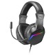 Mars Gaming MCP-RGB3FR Combo Gaming Teclado FRGB + Ratón + Auriculares + Alfombrilla Negro Francés