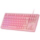 Mars Gaming MCP-RGB3PES Combo Gaming Teclado FRGB + Ratón + Auriculares + Alfombrilla Rosa