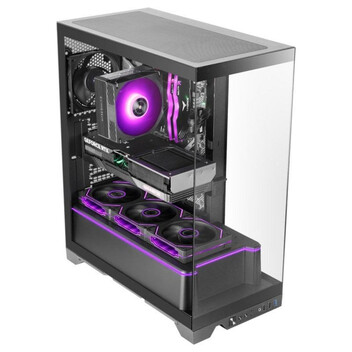 Torre PC Caja Mars Gaming MC-PRISMA Triple Cristal Templado ARGB Semitorre ATX Torre PC Caja Mars Gaming MC-PRISMA Triple Cristal Templado ARGB Semitorre ATX