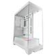 Torre PC Caja Mars Gaming MC-PRISMA Triple Cristal ARGB Blanco Semitorre ATX Torre PC Caja Mars Gaming MC-PRISMA Triple Cristal ARGB Blanco Semitorre ATX