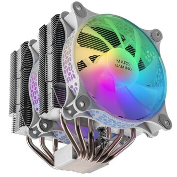 Mars Gaming MCPU-XT ARGB Doble Ventilador CPU 120mm Blanco Mars Gaming MCPU-XT ARGB Doble Ventilador CPU 120mm Blanco