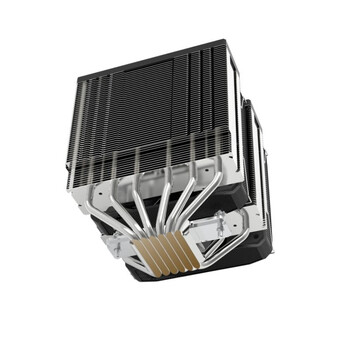 Ventilador CPU Mars Gaming MCPU-XU6 Disipador CPU Doble Torre TDP 350W 2x Ventiladores FDB 6 Heatpip