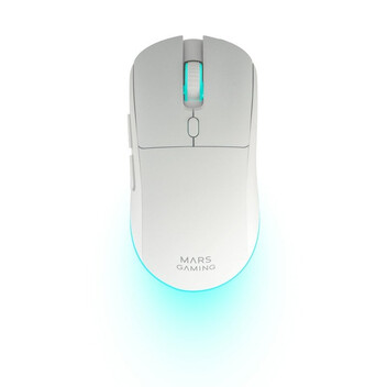 Mars Gaming Mcpwtkl Combo Gaming Inalámbrico Teclado Tkl Frgb Ratón Rgb Alfombrilla Blanco Español