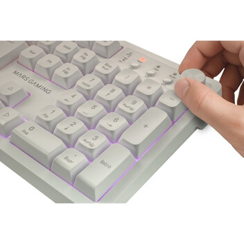 Mars Gaming Mcpwx Combo Gaming Inalámbrico Teclado Frgb Ratón Rgb Alfombrilla Blanco Español