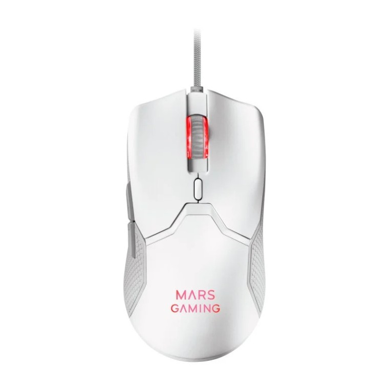 Mars Gaming MCPX Combo Gaming Teclado Francés + Ratón + Alfombrilla XXL Blancos