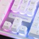 Mars Gaming MCPX Combo Gaming Teclado Portugués + Ratón + Alfombrilla XXL Blanco