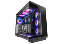 Torre PC Mars Gaming Mc-rev Caja Pc Atx Doble Cristal Templado 3x Ventiladores Argb Invertidos 12cm