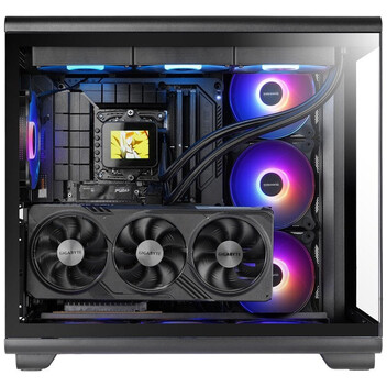 Torre PC Mars Gaming Mc-rev Caja Pc Atx Doble Cristal Templado 3x Ventiladores Argb Invertidos 12cm