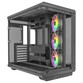 Torre PC Mars Gaming Mc-rev Caja Pc Atx Doble Cristal Templado 3x Ventiladores Argb Invertidos 12cm