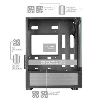 Torre PC Mars Gaming MC-SE Torre Micro-ATX Cristal Templado USB 3.0 Rosa Torre PC Mars Gaming MC-SE Torre Micro-ATX Cristal Templado USB 3.0 Rosa