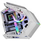 Torre PC Mars Gaming MC-TITAN Caja Gaming RGB XXL ATX Doble Tira LED Iluminación Frontal ARGB Blanco