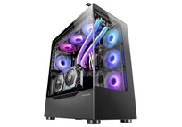 Torre PC Mars Gaming MC-ULT Caja Gaming Custom XXL E-ATX Doble Cristal Templado Puerta Lateral Neg