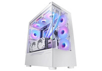 Torre PC Mars Gaming MC-ULT Caja Gaming Custom XXL E-ATX Doble Cristal Templado Puerta Lateral Bla