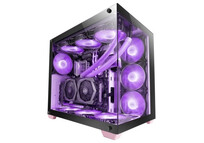 Mars Gaming MCV4 Torre XXL E-ATX Cristal Templado Lateral y Frontal Sin Marco Rosa