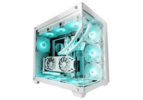 Mars Gaming MCV4 Torre XXL E-ATX Cristal Templado Lateral y Frontal Sin Marco Blanco