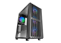 Torre PC Mars Gaming MC-VAULT Caja Gaming ATX 4x Ventiladores ARGB 12cm Frontal Mesh Cristal Templad