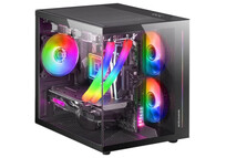 Mars Gaming MC-VIEW Minitorre Cristal Templado USB 3.0 Negra Mars Gaming MC-VIEW Minitorre Cristal Templado USB 3.0 Negra