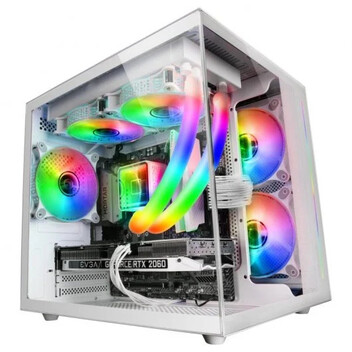 Mars Gaming MC-VIEW Minitorre Cristal Templado USB 3.0 Blanca Mars Gaming MC-VIEW Minitorre Cristal Templado USB 3.0 Blanca