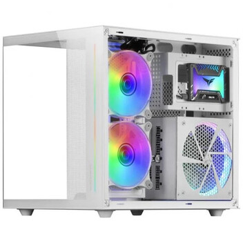 Mars Gaming MC-VIEW Minitorre Cristal Templado USB 3.0 Blanca Mars Gaming MC-VIEW Minitorre Cristal Templado USB 3.0 Blanca