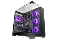 Torre PC Mars Gaming Mc-vision Caja Atx Triple Cristal Templado Sin Marco Diseño Doble Cámara Usb 3.