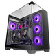 Torre PC Mars Gaming Mc-vision Caja Atx Triple Cristal Templado Sin Marco Diseño Doble Cámara Usb 3.