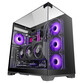 Torre PC Mars Gaming Mc-vision Caja Atx Triple Cristal Templado Sin Marco Diseño Doble Cámara Usb 3.