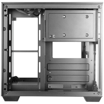 Torre PC Mars Gaming Mc-visionm Caja Pc Compacta Microatx Triple Cristal Templado Doble Cámara Negro