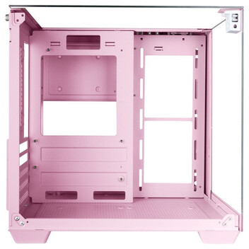 Torre PC Mars Gaming Mc-visionm Caja Pc Compacta Microatx Triple Cristal Templado Doble Cámara Rosa