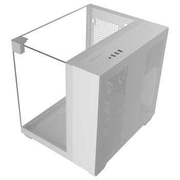 Torre PC Mars Gaming Mc-visionm Caja Pc Compacta Microatx Triple Cristal Templado Doble Cámara Blanc