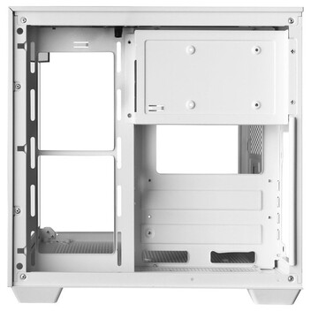 Torre PC Mars Gaming Mc-visionm Caja Pc Compacta Microatx Triple Cristal Templado Doble Cámara Blanc