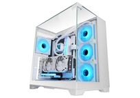 Torre PC Mars Gaming Mc-vision Caja Atx Triple Cristal Templado Sin Marco Diseño Doble Cámara Usb 3.0