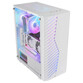 Torre PC Mars Gaming MC-VOLT Caja ATX Ventilador ARGB 120mm Rejilla Frontal ARGB Cristal Templado Blanco