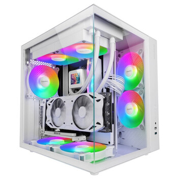 Torre PC Mars Gaming MCV-ONE Caja Gaming ATX Doble Cristal Templado Ventilador Trasero FRGB 12cm Bla Torre PC Mars Gaming MCV-ONE Caja Gaming ATX Doble Cristal Templado Ventilador Trasero FRGB 12cm Bla