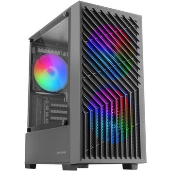 Torre PC Mars Gaming MC-Vortex Caja Gaming Micro ATX Cristal Templado 3x Ventiladores FRGB 12cm Negr