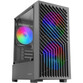 Torre PC Mars Gaming MC-Vortex Caja Gaming Micro ATX Cristal Templado 3x Ventiladores FRGB 12cm Negr
