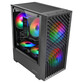 Torre PC Mars Gaming MC-Vortex Caja Gaming Micro ATX Cristal Templado 3x Ventiladores FRGB 12cm Negr