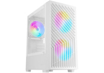 Torre PC Mars Gaming MC-Vortex Caja Gaming Micro ATX Cristal Templado 3x Ventiladores FRGB 12cm Blan
