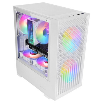 Torre PC Mars Gaming MC-Vortex Caja Gaming Micro ATX Cristal Templado 3x Ventiladores FRGB 12cm Blan Torre PC Mars Gaming MC-Vortex Caja Gaming Micro ATX Cristal Templado 3x Ventiladores FRGB 12cm Blan