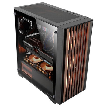 Torre PC Mars Gaming MC-WOOD Caja PC ATX Panel Frontal de Madera Cristal Templado Ventilador FDB 12c Torre PC Mars Gaming MC-WOOD Caja PC ATX Panel Frontal de Madera Cristal Templado Ventilador FDB 12c