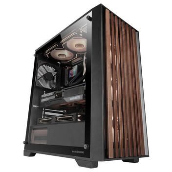 Torre PC Mars Gaming MC-WOOD Caja PC ATX Panel Frontal de Madera Cristal Templado Ventilador FDB 12c Torre PC Mars Gaming MC-WOOD Caja PC ATX Panel Frontal de Madera Cristal Templado Ventilador FDB 12c